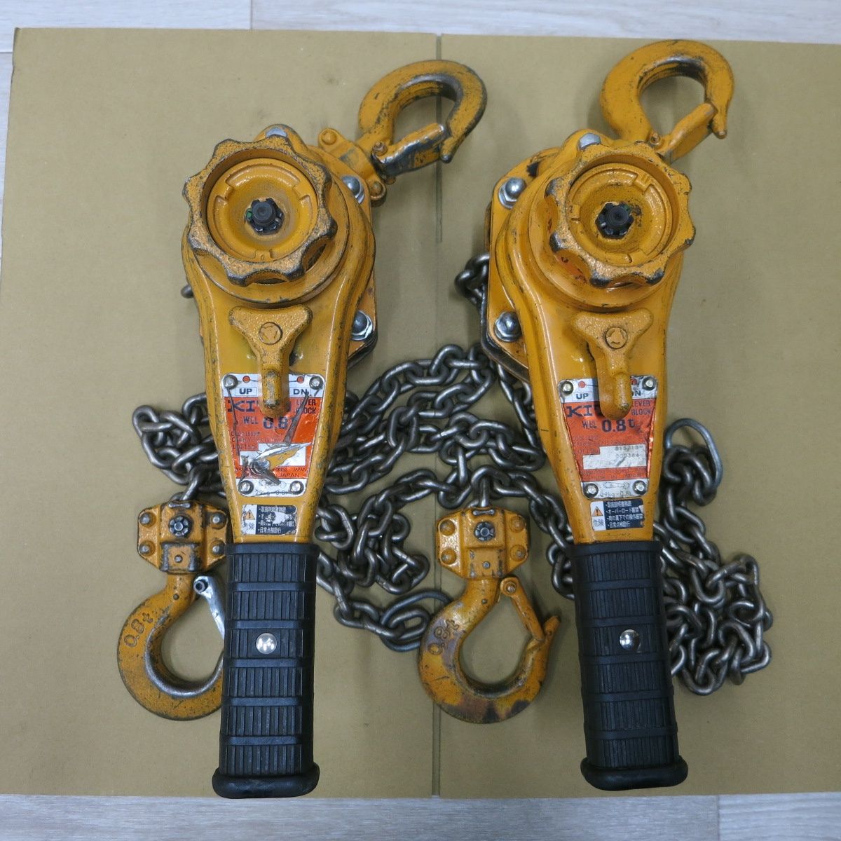 キトーレバーブロック　KITO 荷締め機ガッチャ 中古　トラック　トレーラー キトーレバーブロック KITO 荷締め機ガッチャ 中古 トラック