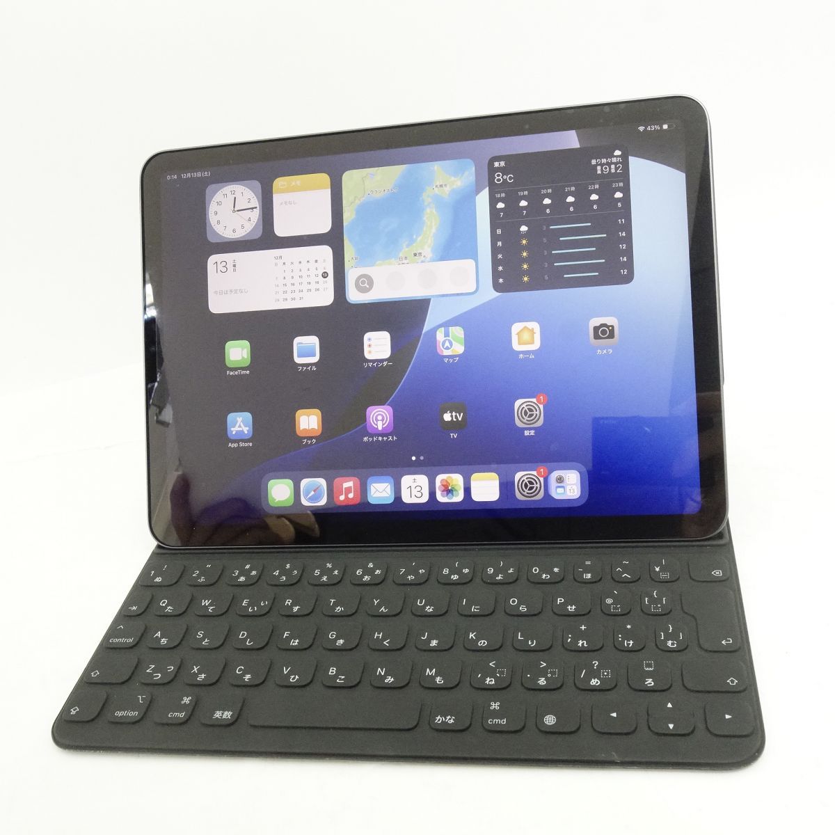 Apple iPad Air 第5世代 Wi-Fi 64 GB 10.9インチ MM 9 C 3 J|A スペースグレイ Smart Keyboard Folio 付き
