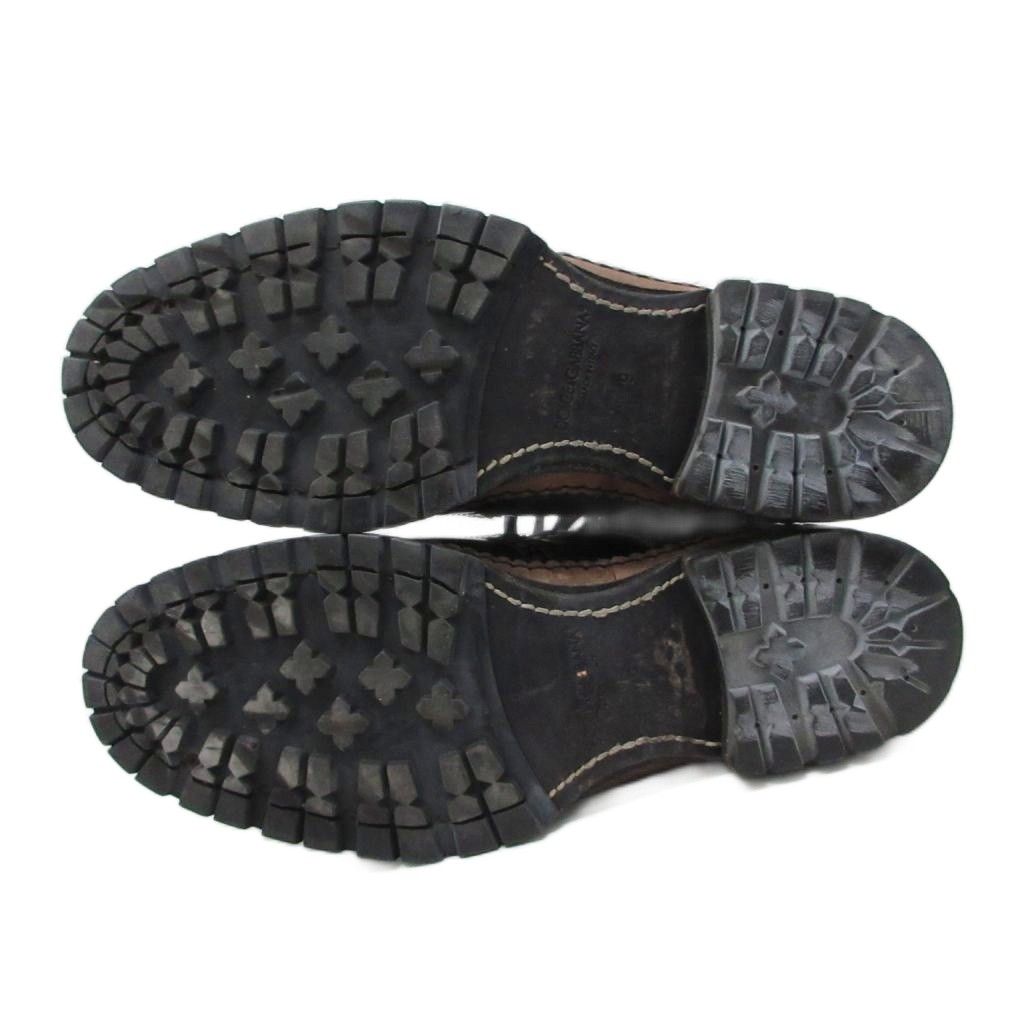 ドルチェ&ガッバーナ ドルガバ DOLCE&GABBANA ロングブーツ 購入 革靴