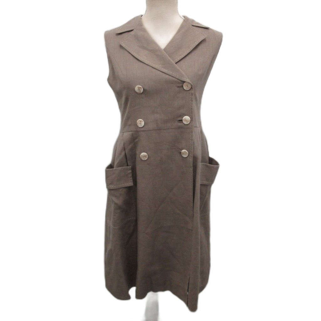 フォクシー FOXEY Double Breasted One Piece ワンピース ノースリーブ