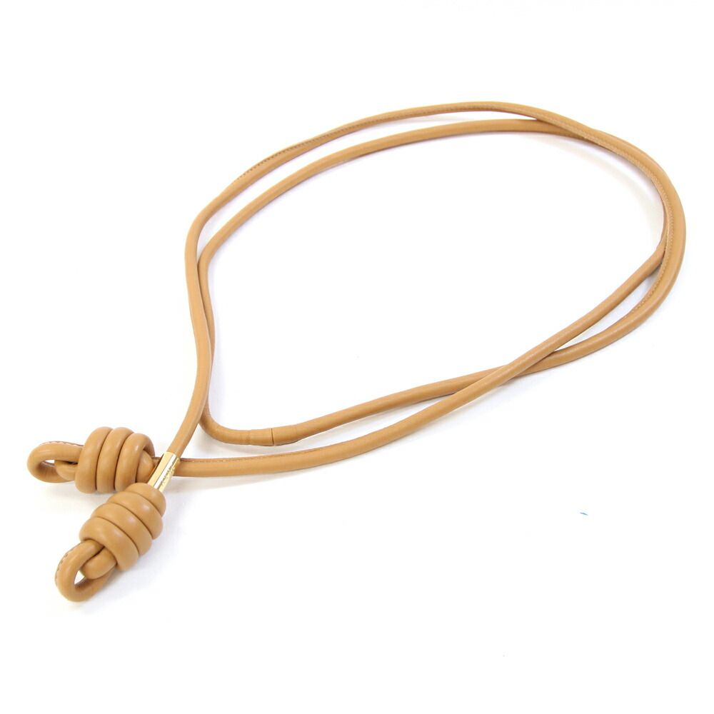 ロエベ ベルト フラメンコノットライトブラウン 中古 - メルカリ