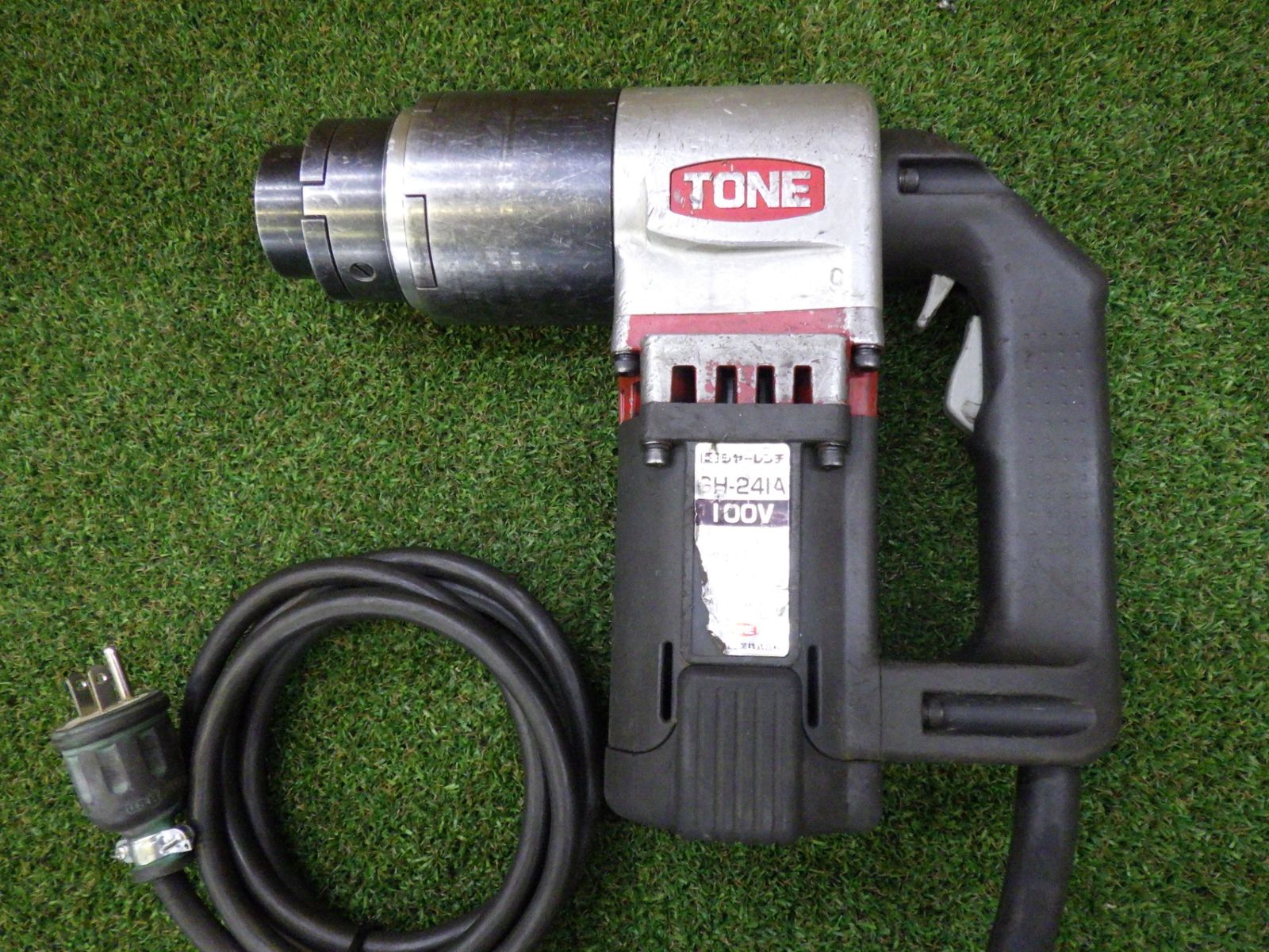 トネ TONE シャーレンチ GH-241 A 100 V ケース付き 電動工具 大工道具 通電 済 品