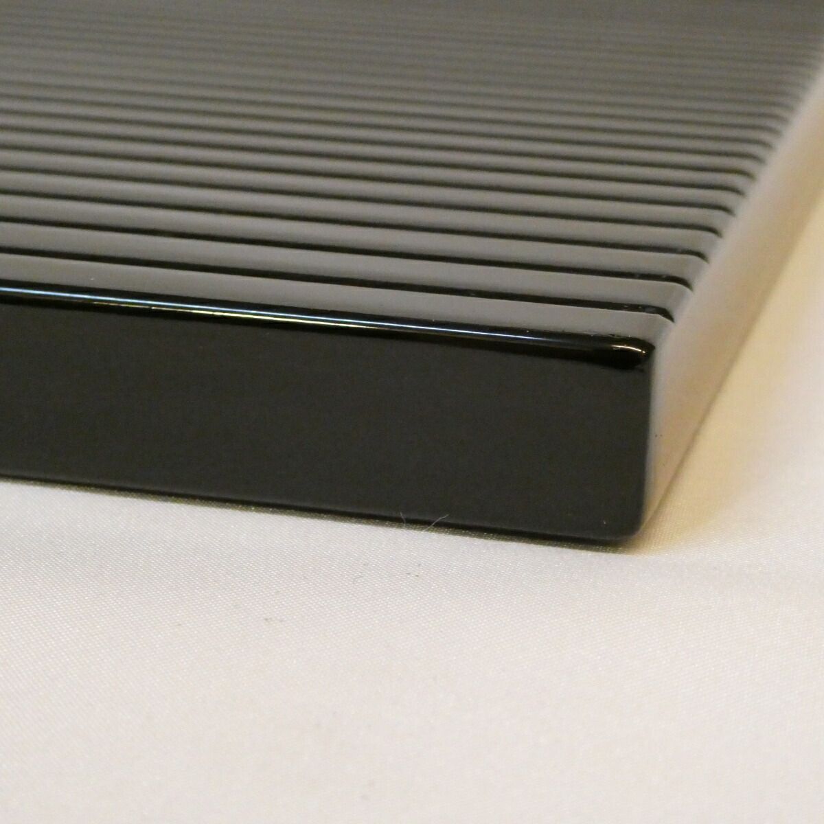 塗師岡田表寛 輪島塗 黒真塗 長板 炉用 風炉用 壱双 共箱共布 美品