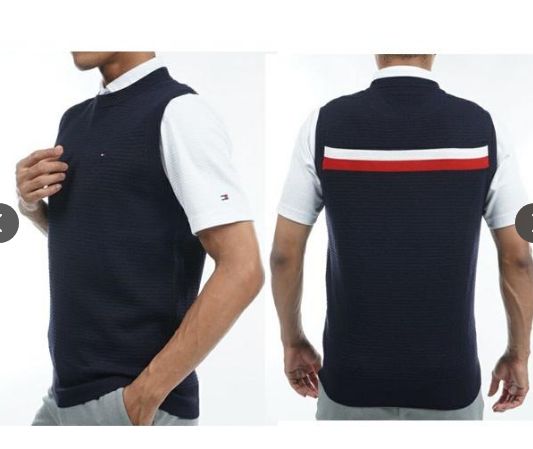 トミーヒルフィガー ベスト|LLサイズ|ゴルフ|メンズ|THMA 311