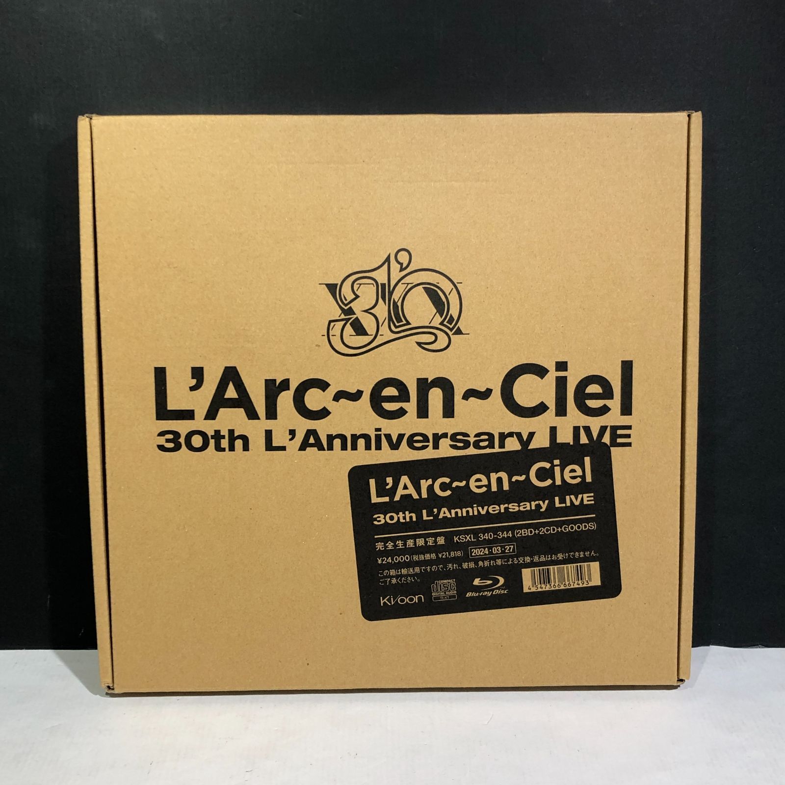 城東18-022 L’Arc-en-Ciel 30 th L’Anniversary LIVE 完全生産 版 Blu-ray
