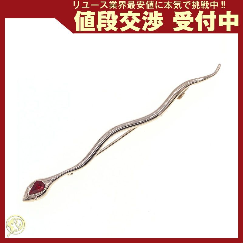 ドルチェ＆ガッバーナ ブローチ スネーク ゴールド