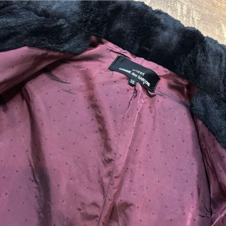 tricot COMME des GARCONS トリココムデギャルソン ファー ボア ジップ