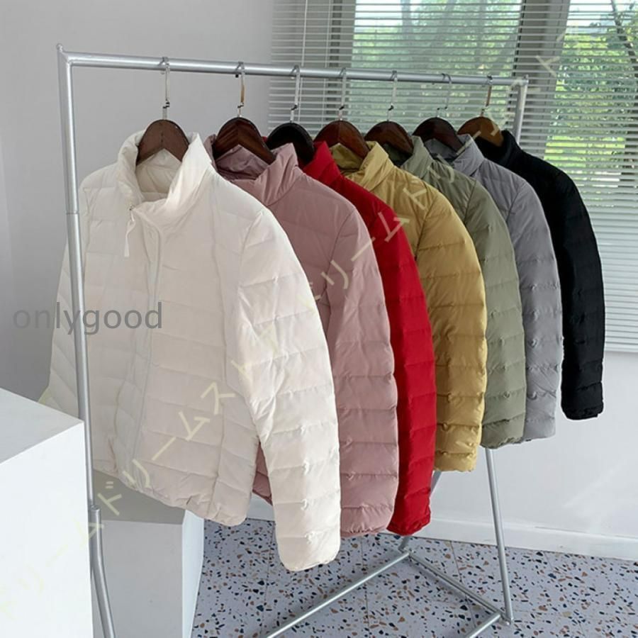 ダウン 立ち襟 軽い ダウンコート アウター 上着 ショート丈 レディース 60代 50代 40代 30代 ミセス 秋 冬 大きいサイズ 上品 防寒