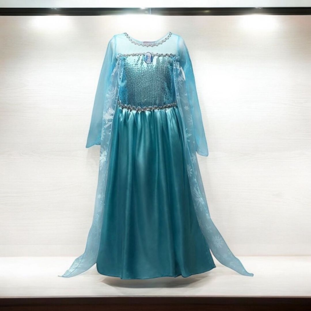 特別価格 【新品未使用】 アナ雪 120cm プリンセスブルードレス