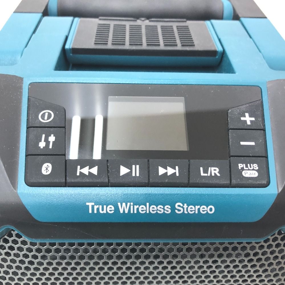 makita マキタ 10.8/14.4/18V対応 充電式スピーカー 青 MR203 中古美品