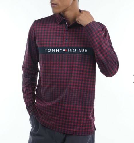 トミーヒルフィガー 長袖ポロ ゴルフ メンズ Lサイズ