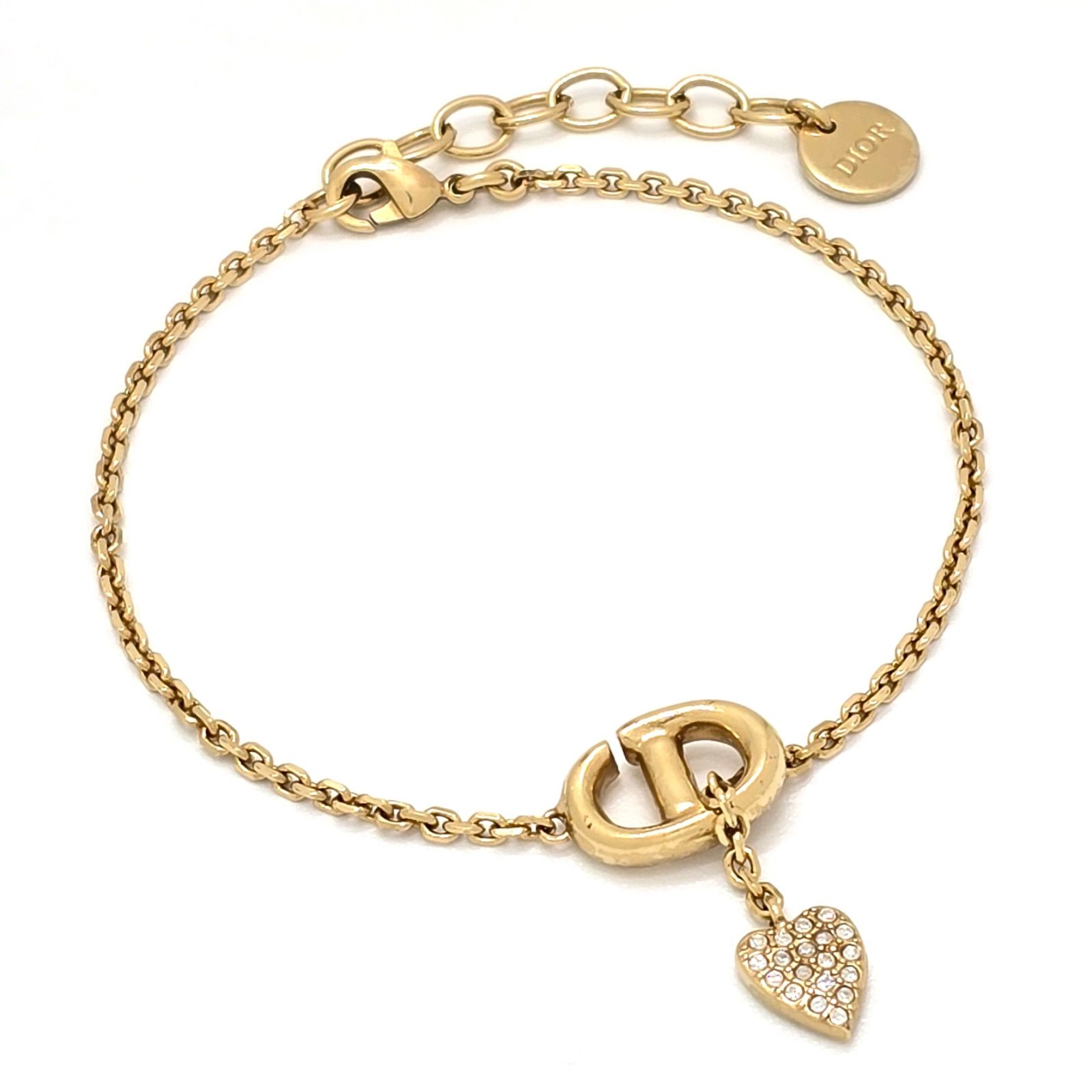 Christian Dior CD Navy ブレスレット DIOR ディオール CD NAVY ブレスレット 腕周り約16.5~19.6㎝ CD