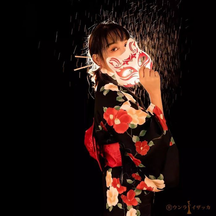 浴衣 即 OK 花火大会 ワンピース 高校生 花柄 レディース ゆかた 女性 セット 大人 ワンピースタイプ 作り帯 大きいサイズ 着物 mk