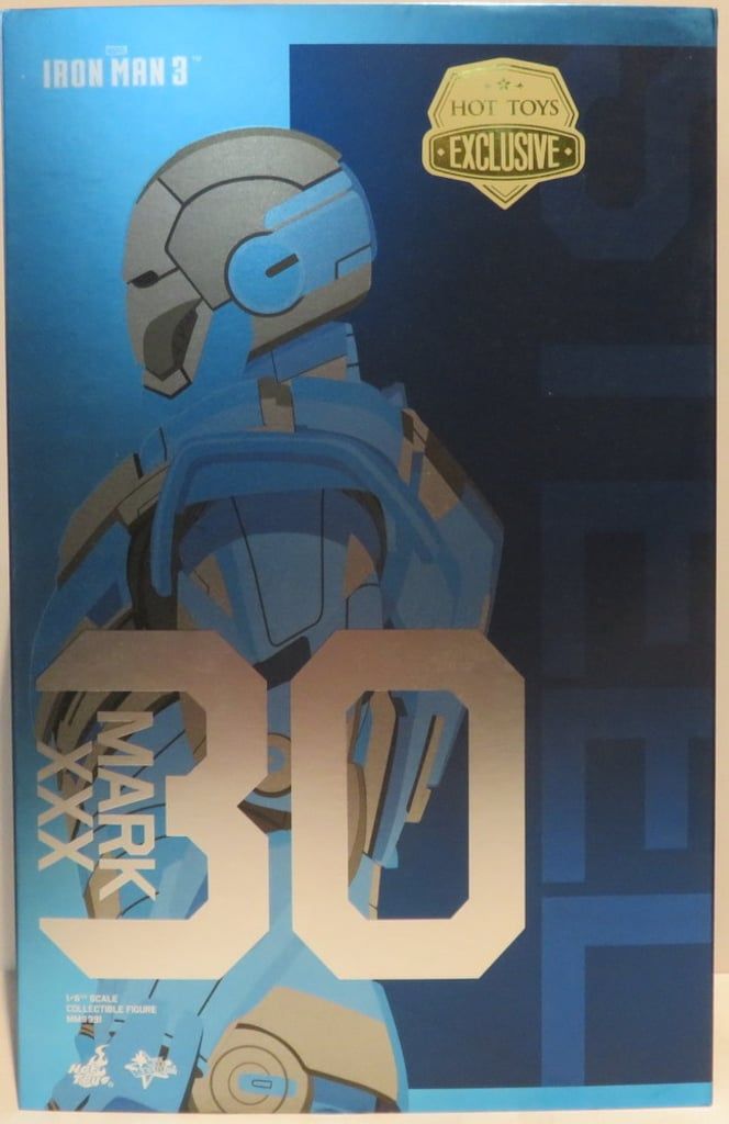 HOTTOYS MOVIE IRON MAN MARK 30 | BLUE STEEL MMS 391