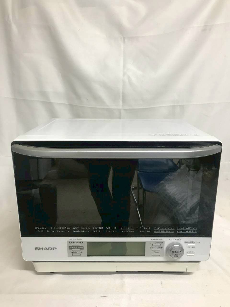 北見市発 シャープ SHARP 電子レンジ RE V 100 A W 2018年製 白 一人暮らし 新生活