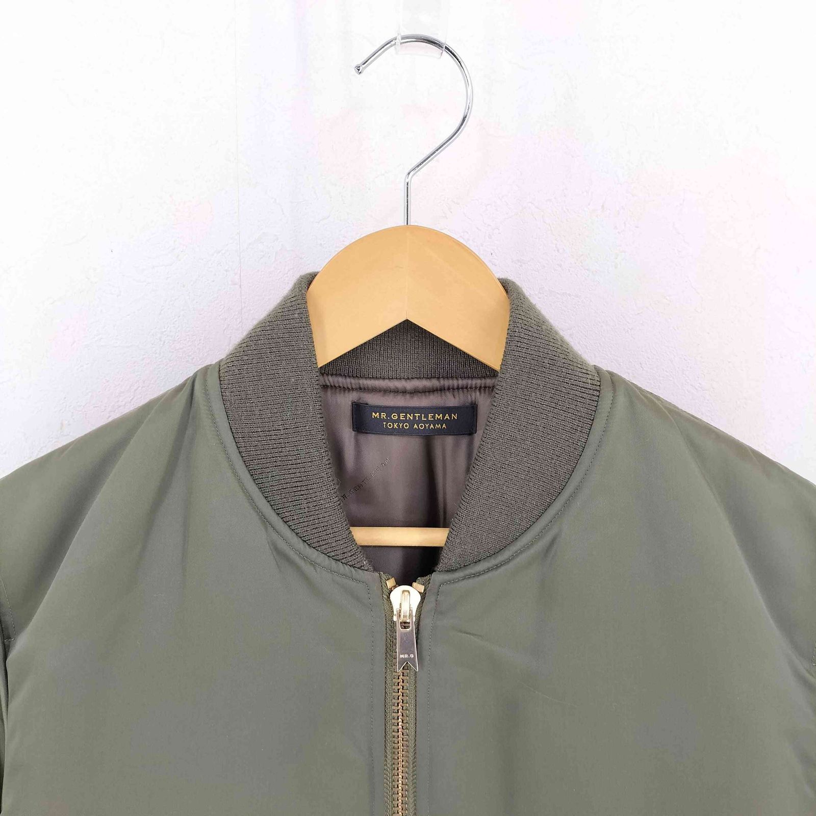 ミスタージェントルマン MR.GENTLEMAN MA-1 JACKET メンズ JPN：M