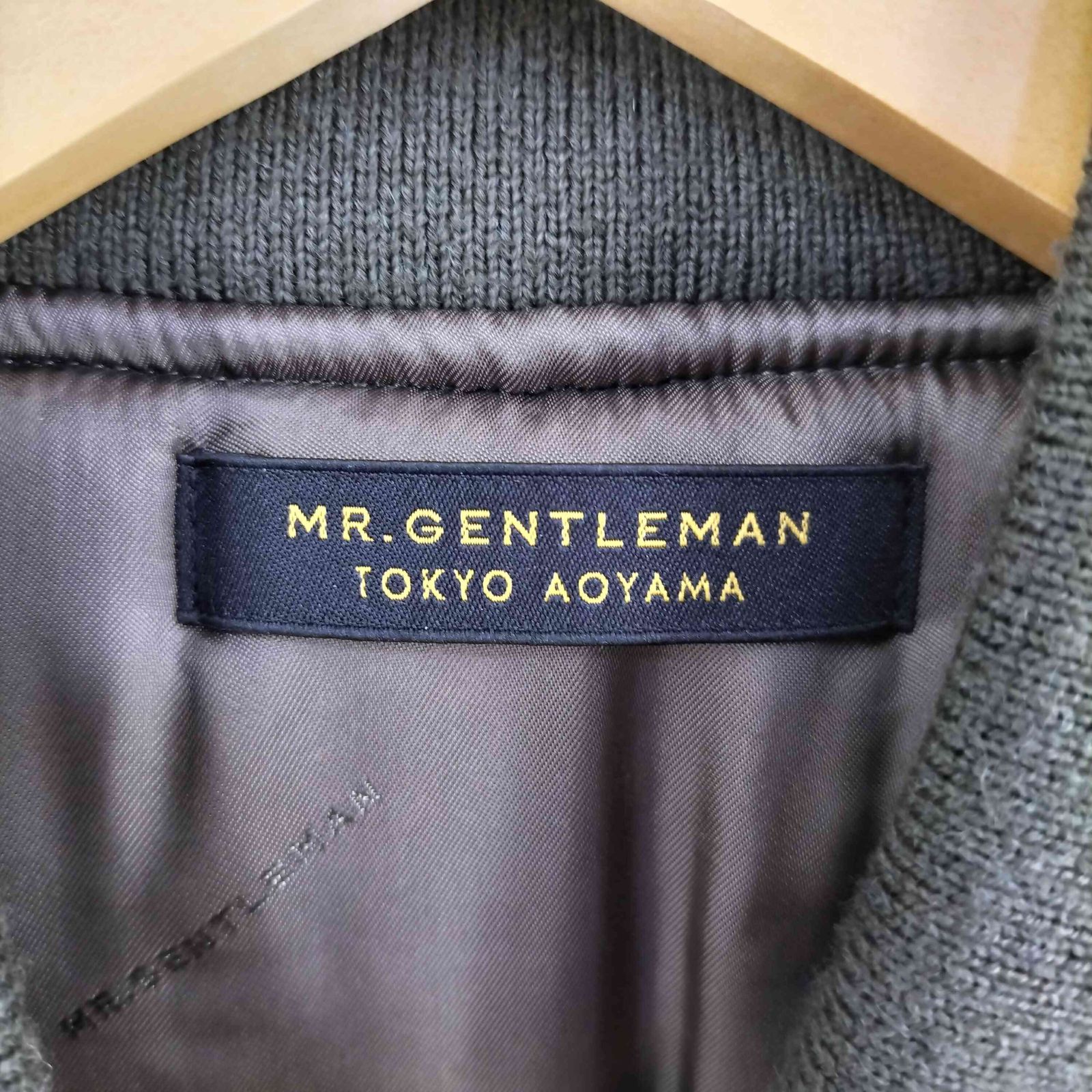 ミスタージェントルマン MR.GENTLEMAN MA-1 JACKET メンズ JPN：M