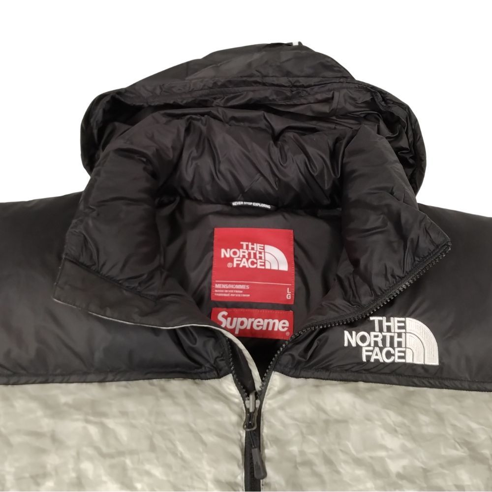 SUPREME × THE NORTH FACE 19AW Paper Print Nuptse Jacket ペーパー