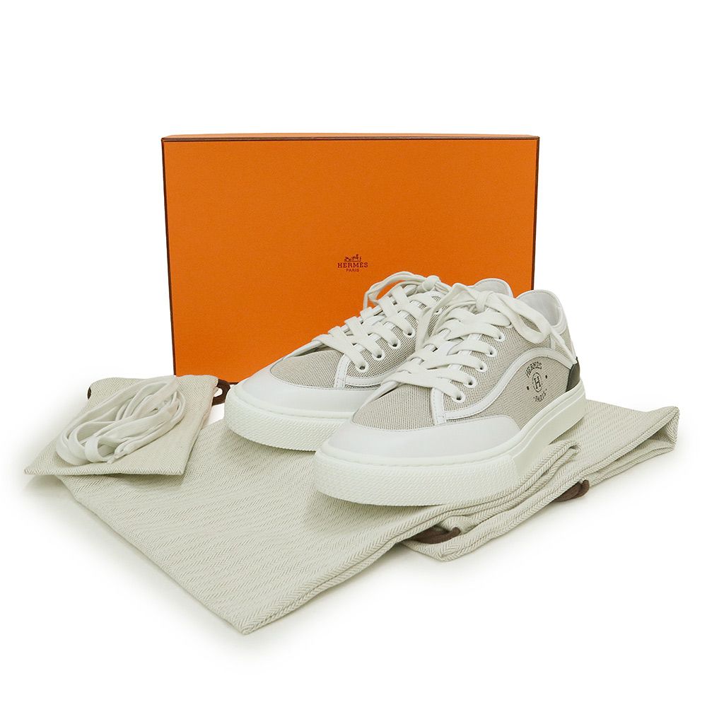 エルメス ゲット スニーカー シューズ 靴 #36 23/23.5cm トワル
