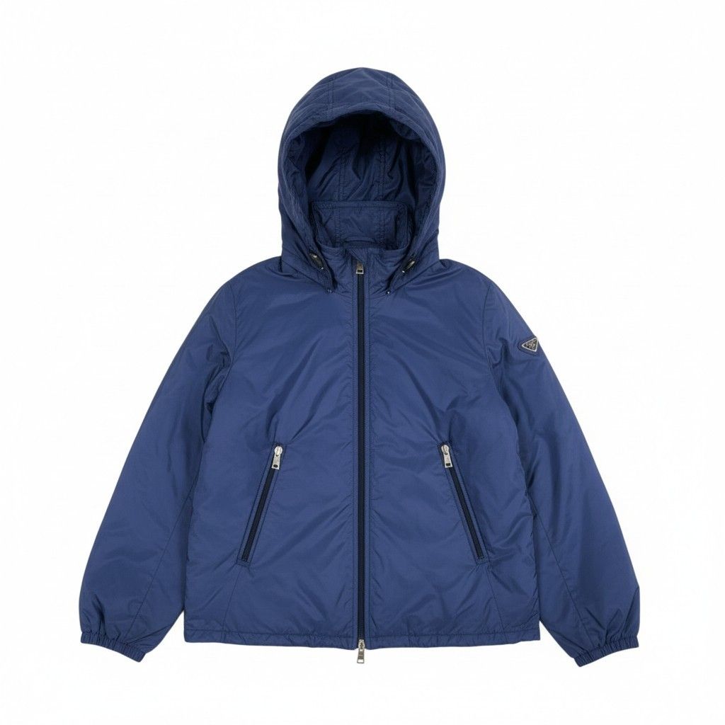 30l14 PRADA プラダ Re-Nylon フーデッドジップジャケット 三角