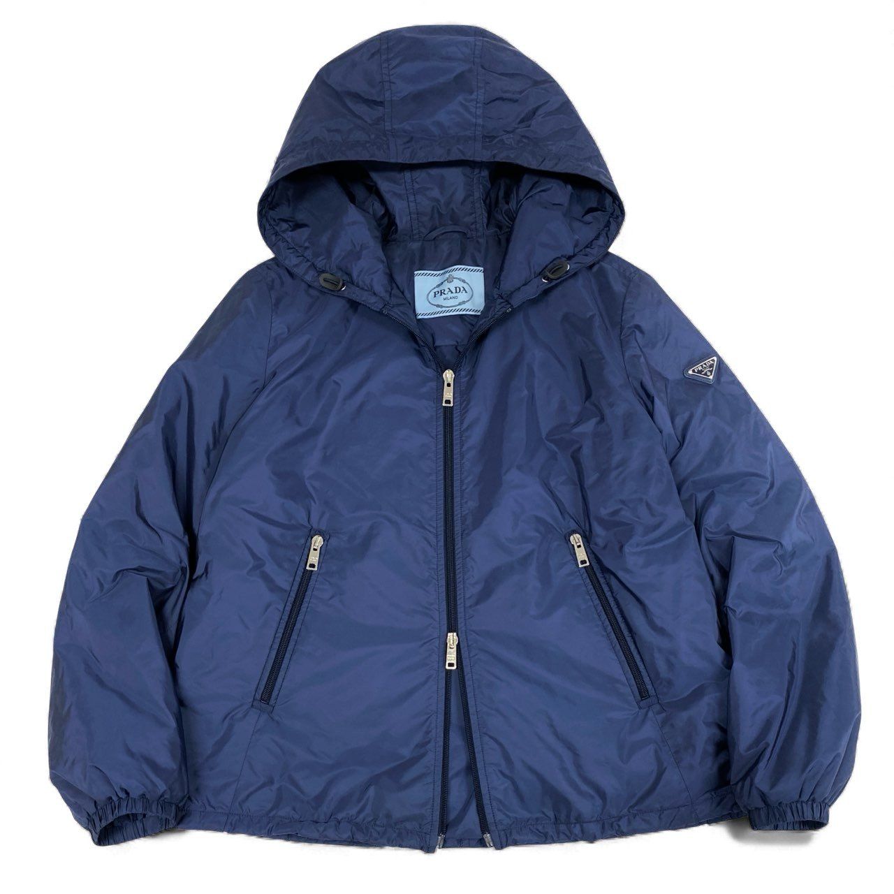 30l14 PRADA プラダ Re-Nylon フーデッドジップジャケット 三角