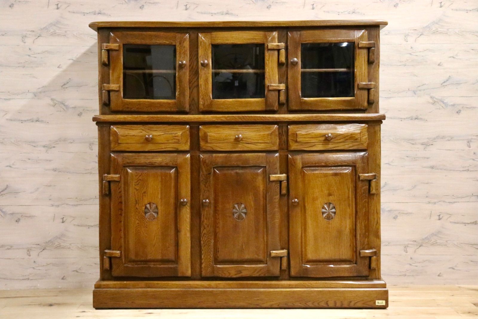 GMIS348○河本家具 / Molis 旭川家具 キャビネット サイドボード