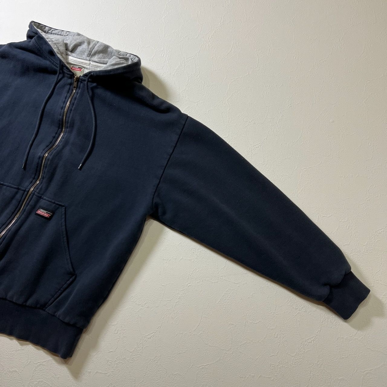 Dickies フェード ダブルフェイス 裏サーマル フルジップ フーディー