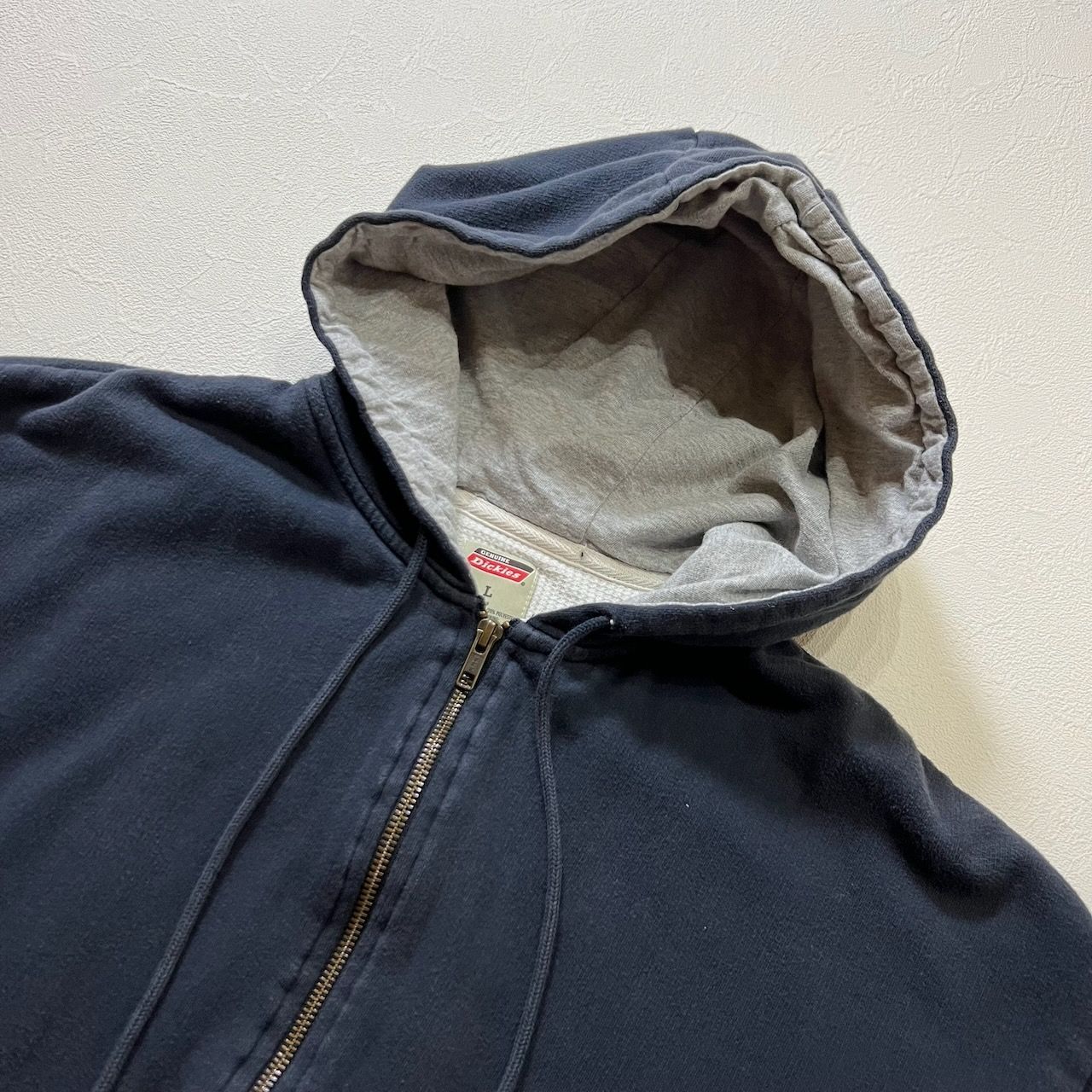 Dickies フェード ダブルフェイス 裏サーマル フルジップ フーディー