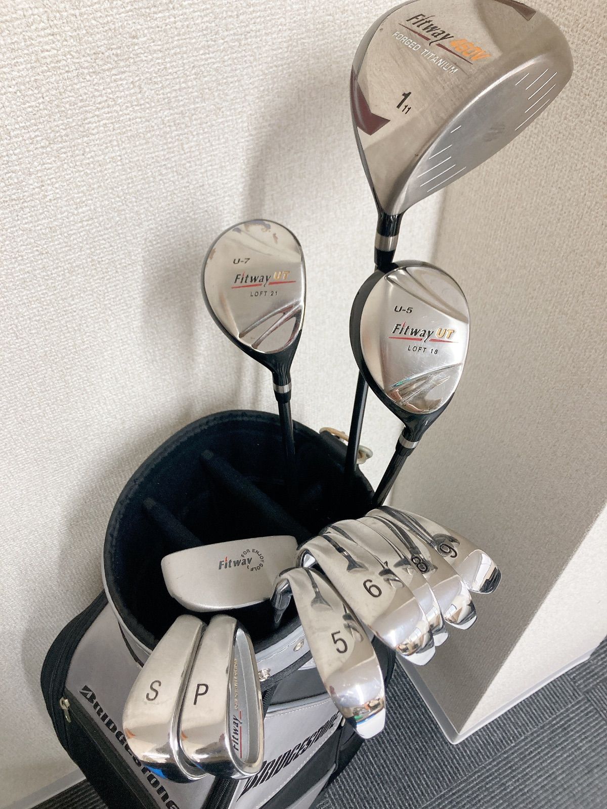 0【ゴルフクラブセット】フィットウェイ fitway アイアン パター