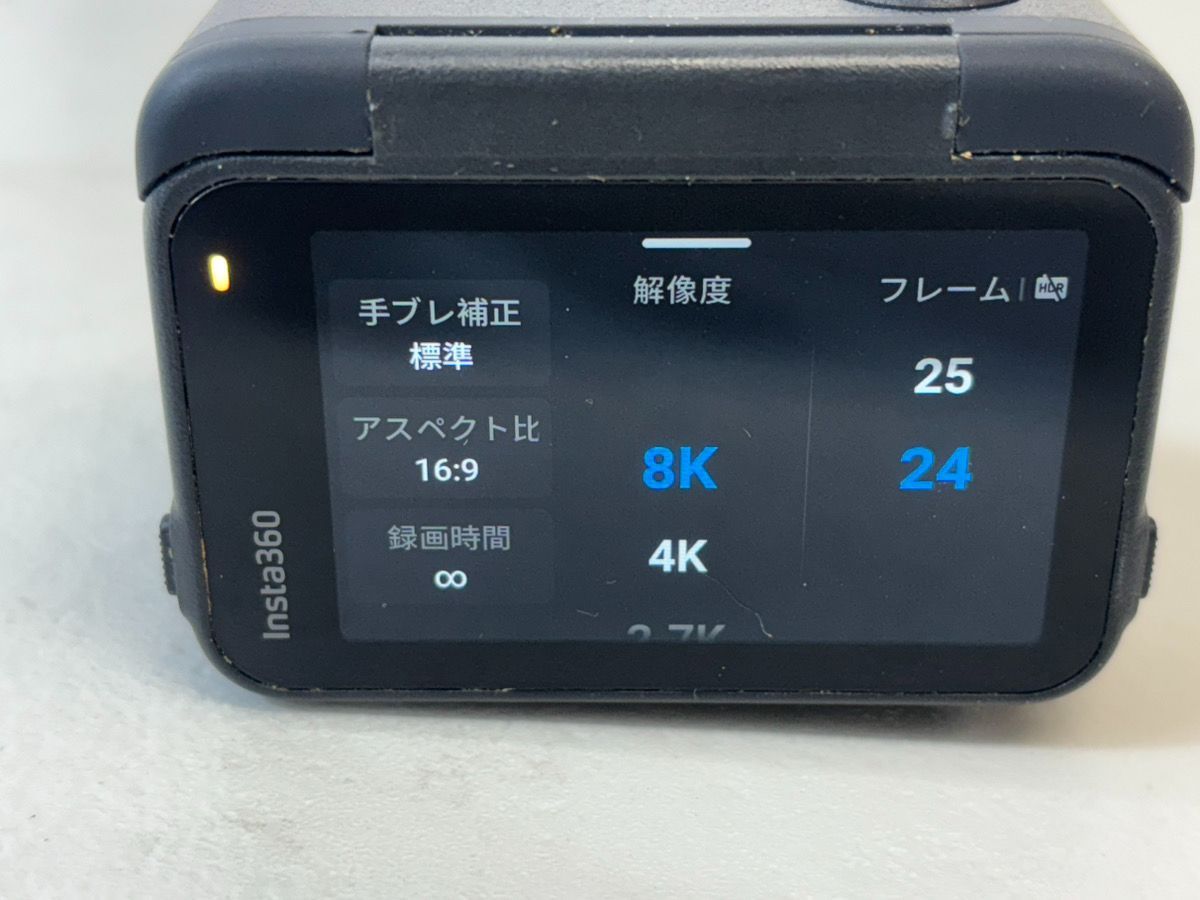  12458 098 ACEPRO 2 insta 360 カメラ アクションカメラ 8 K LEICA ライカレンズ 通電 済 インスタ360 アクションカメラ ウェアラブルカメラ本体