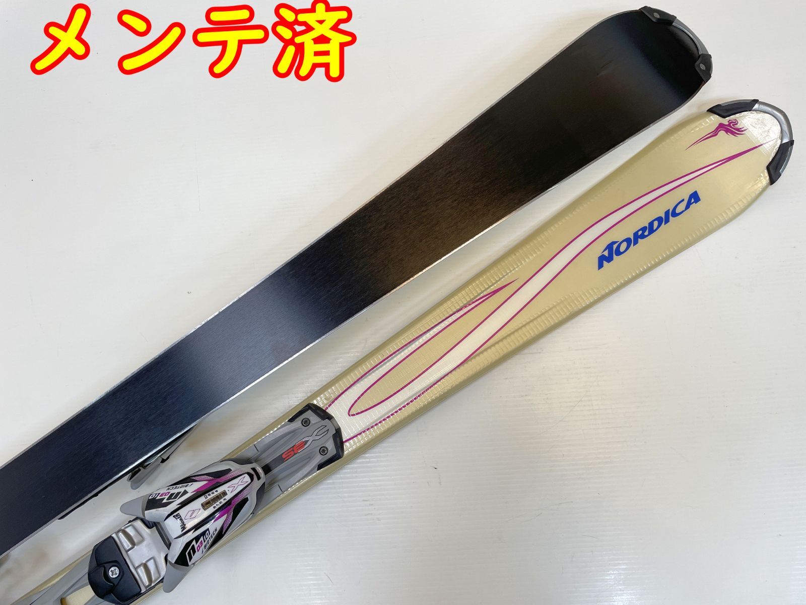 ◆ スキー NORDICA Olympia Cute 152cm + MARKER n0310 カービングスキー スキー板 ノルディカ オリンピア ski-220804-09