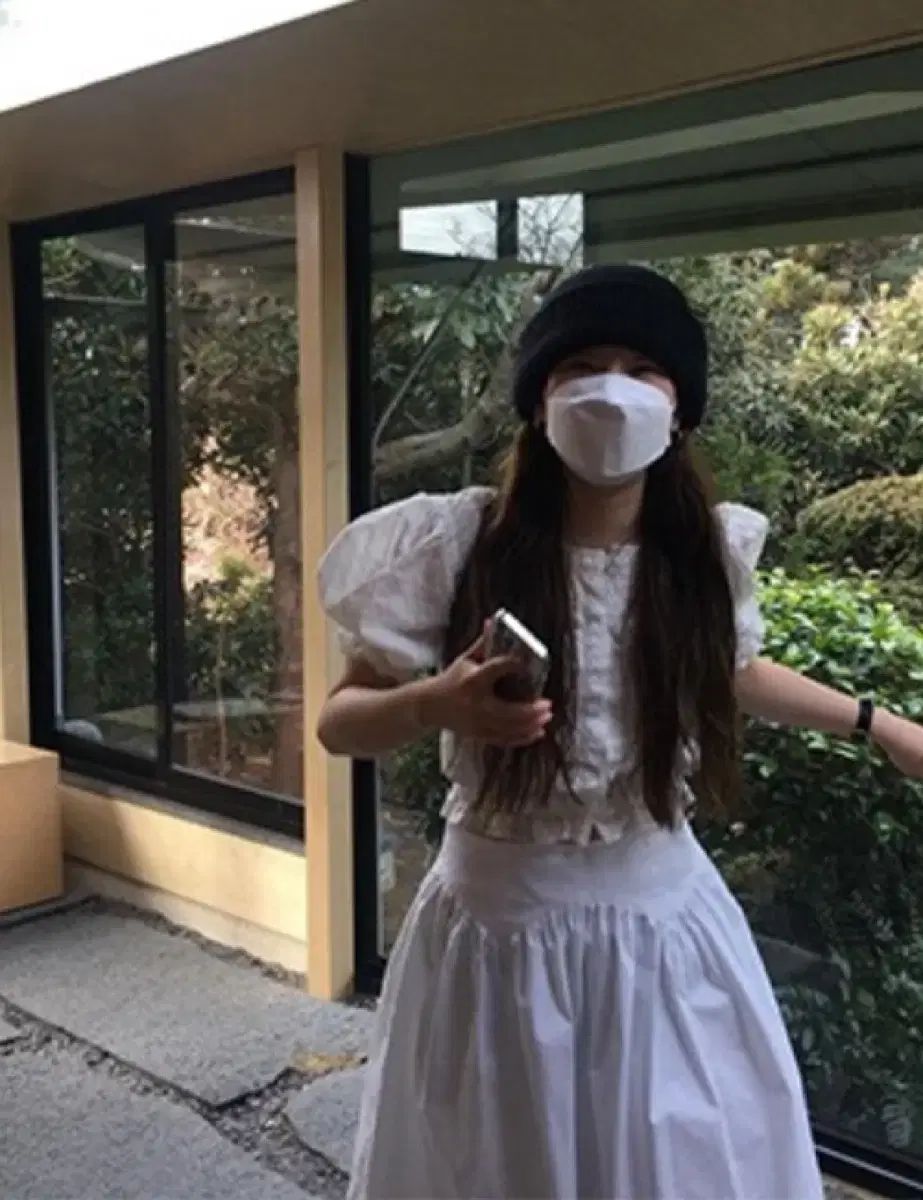 Freckle 프레클 メイド 白 コルセット スカート