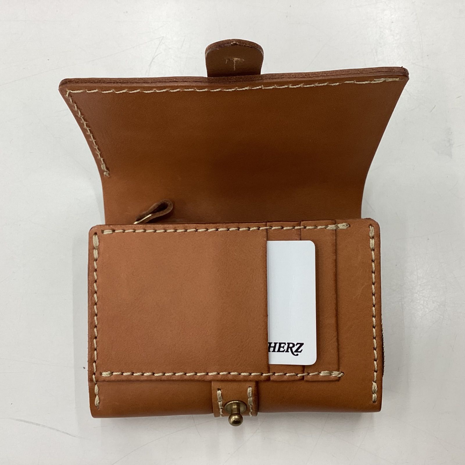 販売済み 41MS0072 新品 ヘルツ HERZ 牛革財布 おめかしウォレット 手