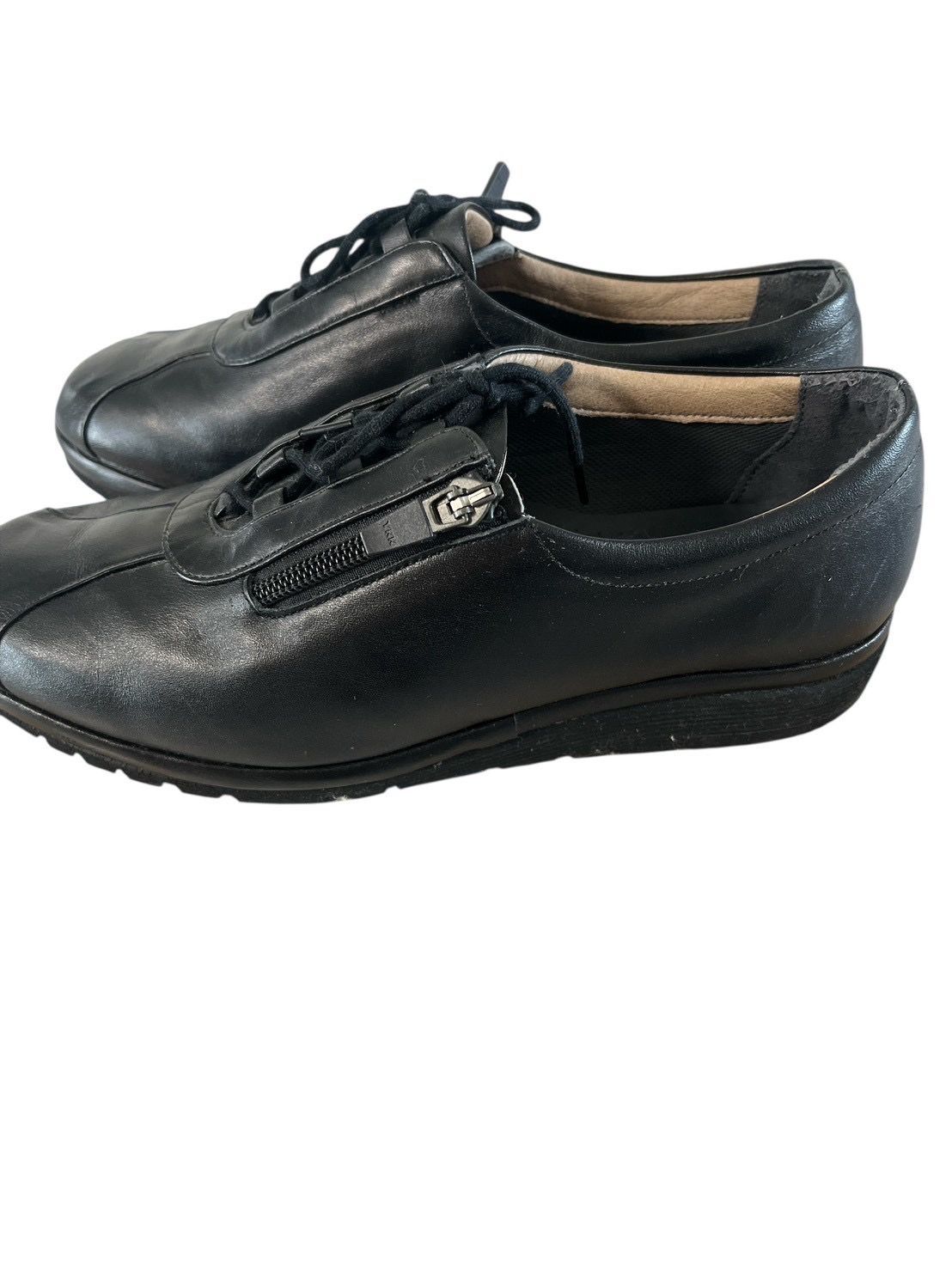 良品】ペダラ pedala アシックス ASICS レザーシューズ 24cm EEEE 幅広