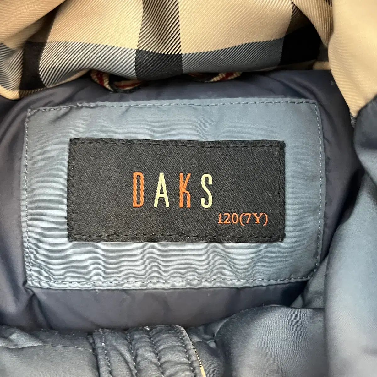  DAKS ジュニア ダックダウン パディング 120 7 Y その他 ジャケット ブルゾン