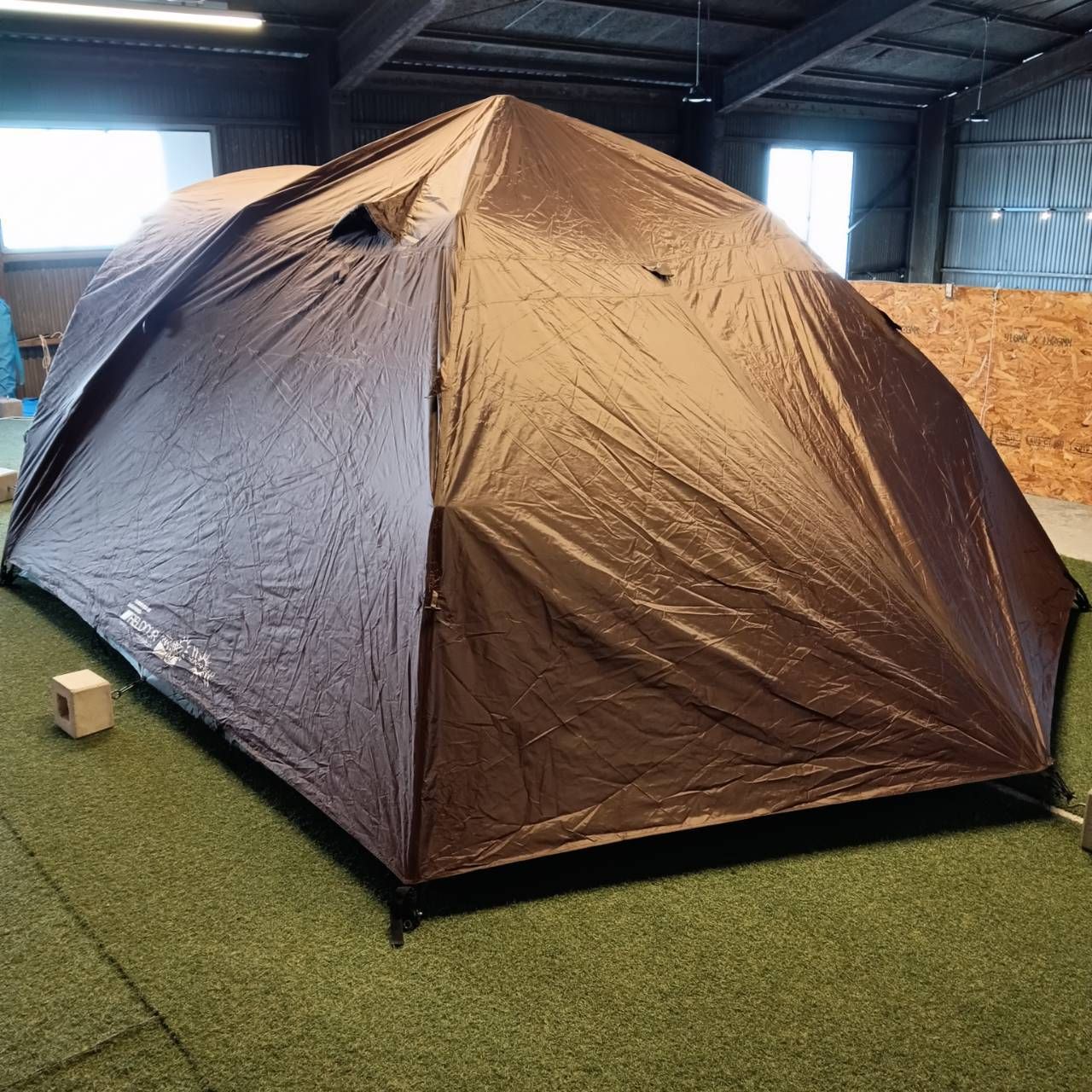 FIELDOOR(フィールドア) ワンタッチテント 300(ダークブラウン