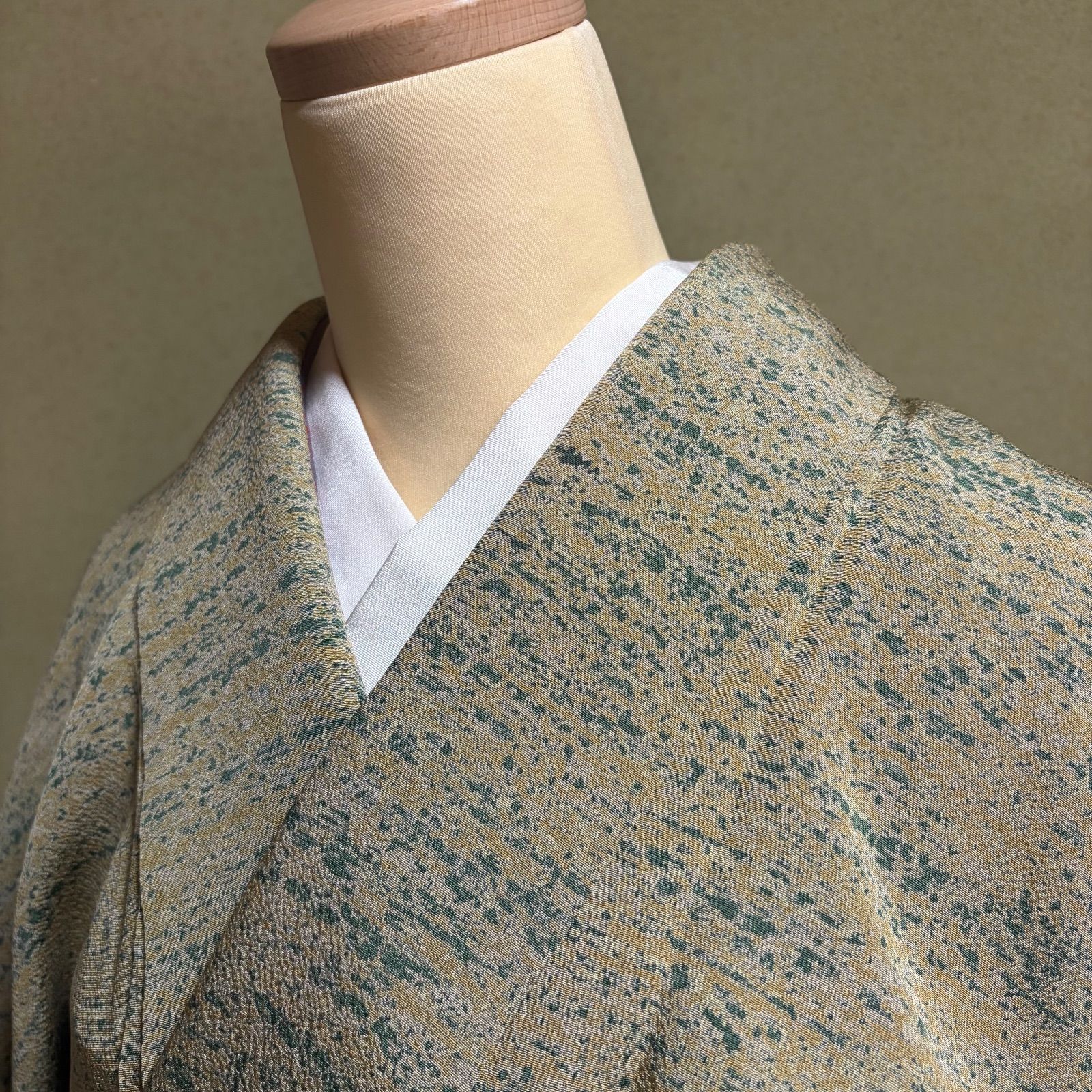 D 299 小紋 グリーン 抹茶 たたき