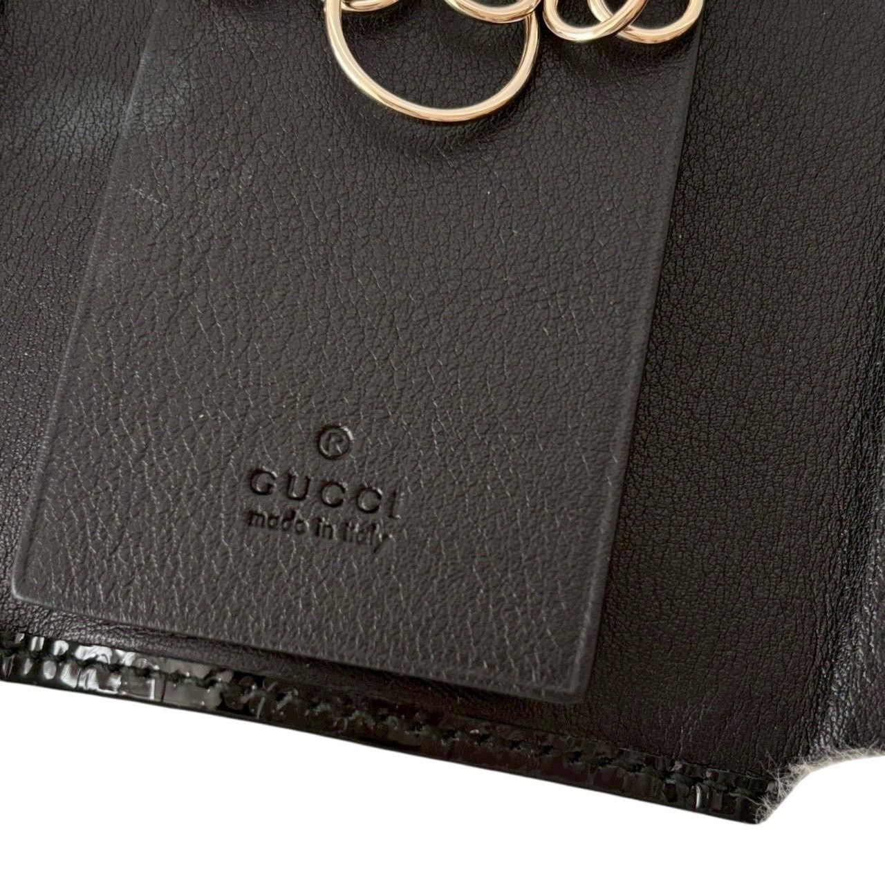 美品】GUCCI グッチ 309759 6連 キーケース キーフック 小物 ストア