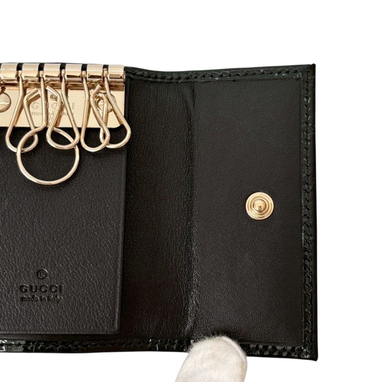 美品】GUCCI グッチ 309759 6連 キーケース キーフック 小物 ストア