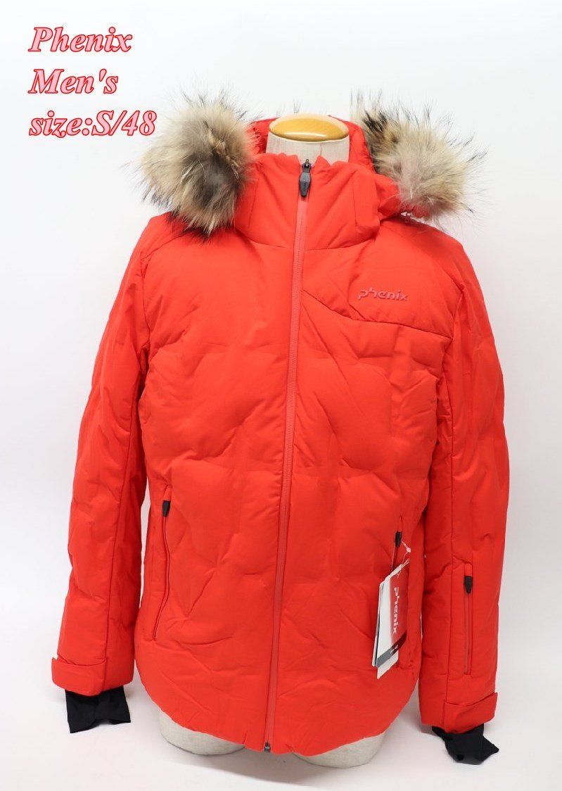Phenix フェニックス メンズ スキーダウンジャケット S 48 レッド スポーツ トップス R 2512-156