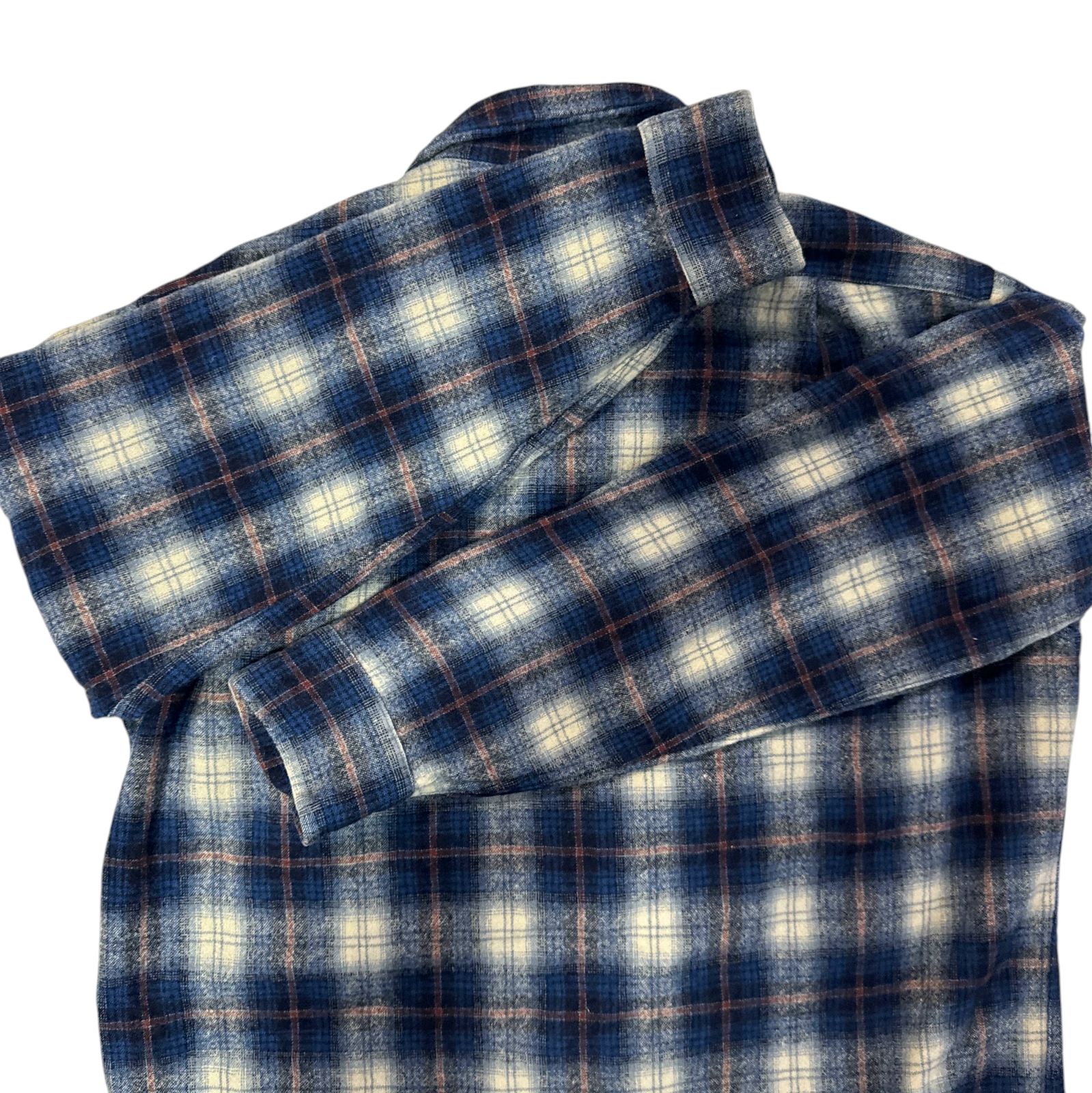 70s Pendleton ペンドルトン ボードシャツ BoardShirt Mサイズ ブルー