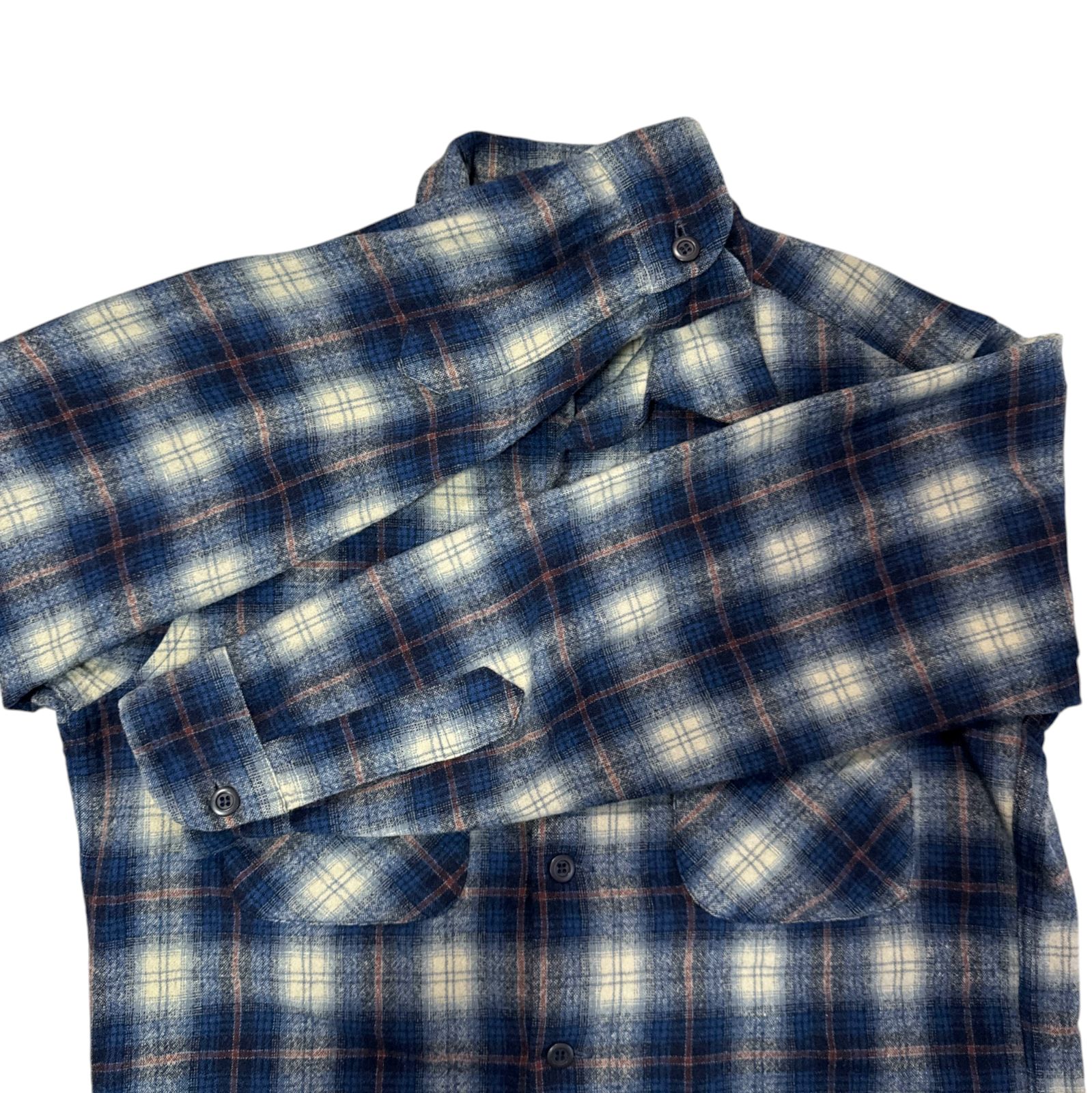 70s Pendleton ペンドルトン ボードシャツ BoardShirt Mサイズ ブルー