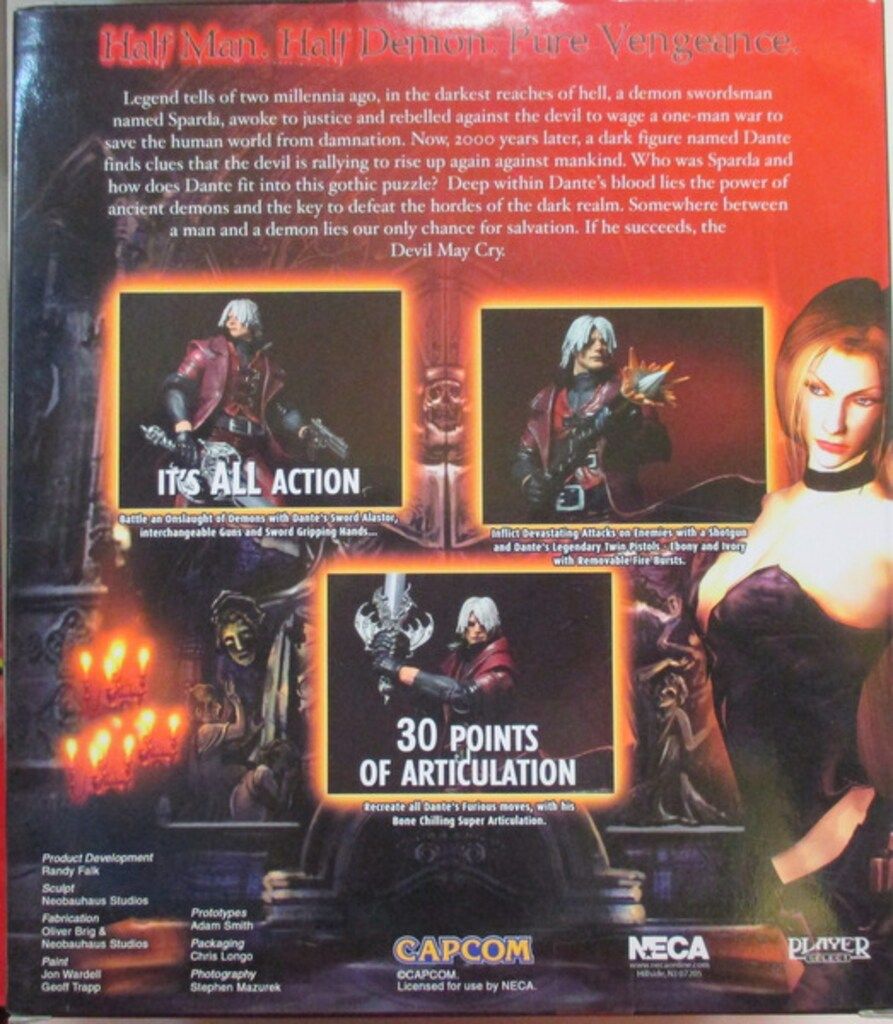 NECA PLAYER SELECT DANTE 7インチ