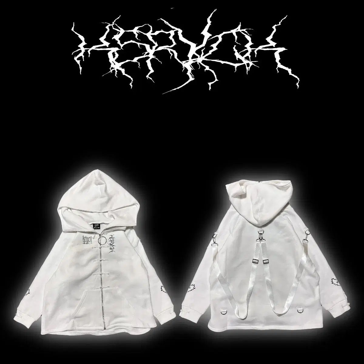 kry clothing チャイナ ボタン ボリュームネック BIG フード