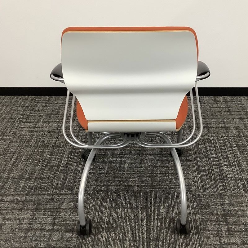 イトーキ 4脚セット ミーティングチェア 中古 ITOKI マノスチェア 