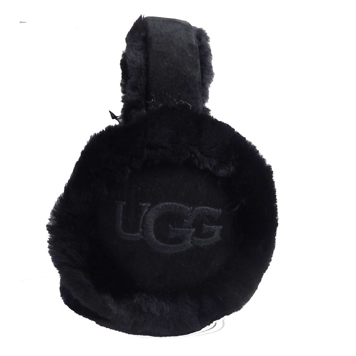 み UGG アグ Women イヤーマフ シープスキン WITH 20955 Black