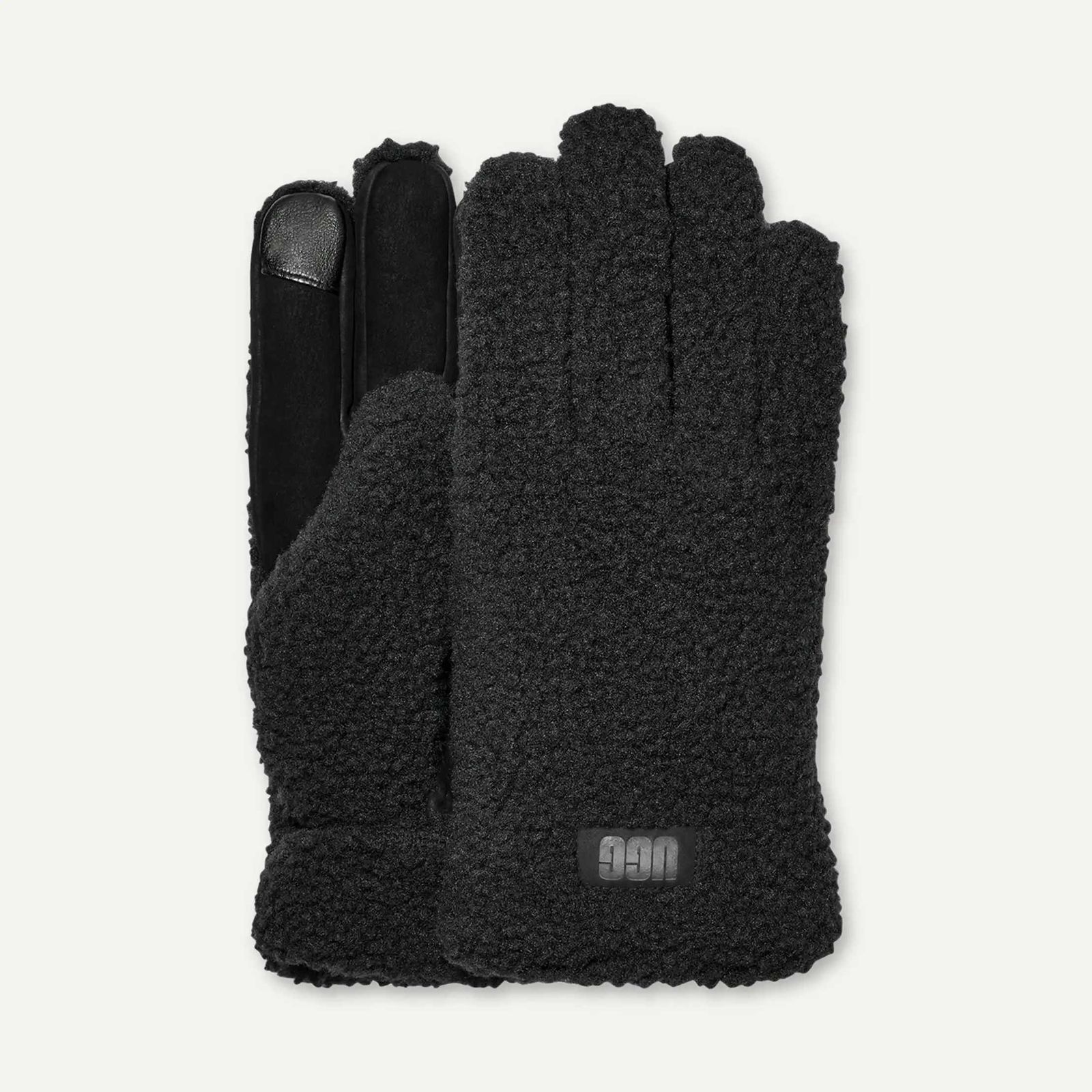 み UGG アグ Mens fluff Glove 101066 スマホ対応手袋 グローブ カラー Black