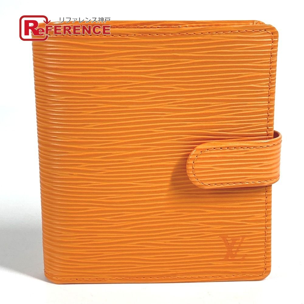 LOUIS VUITTON ルイヴィトン 2つ折り財布 ポルトビエコンパクト M 6355 H エピレザー マンダリンオレンジ オレンジ