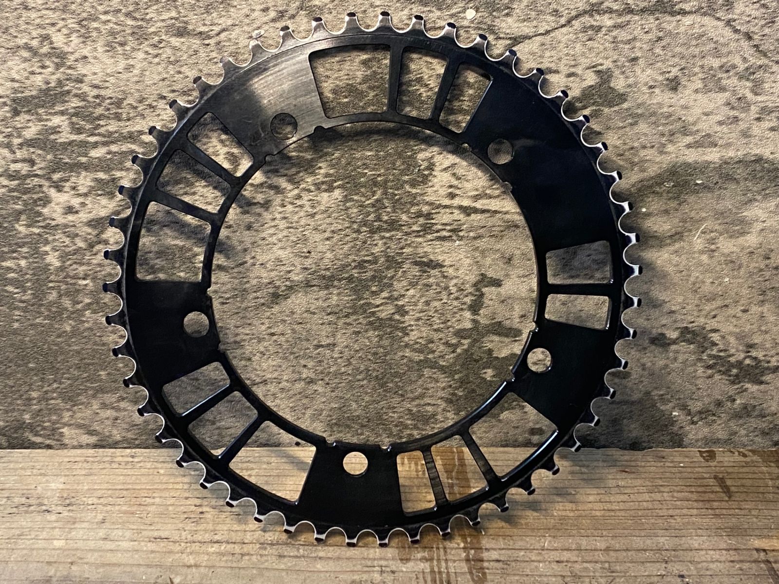 JO 661 アーロン AARN 7075 アルミ チェーンリング 51 T PCD 144 5 H シングル 厚歯 ロードバイク チェーンリング 