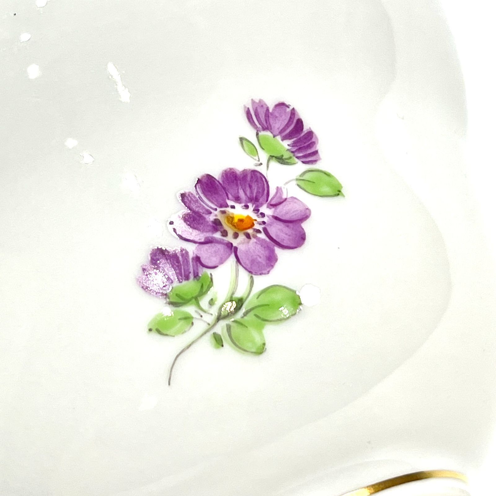 マイセン ベーシックフラワー 2つ花 スイセン 兼用カップ＆ソーサー